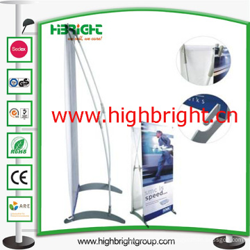 L Diseño Plegable Publicidad exterior Banner Display Stand